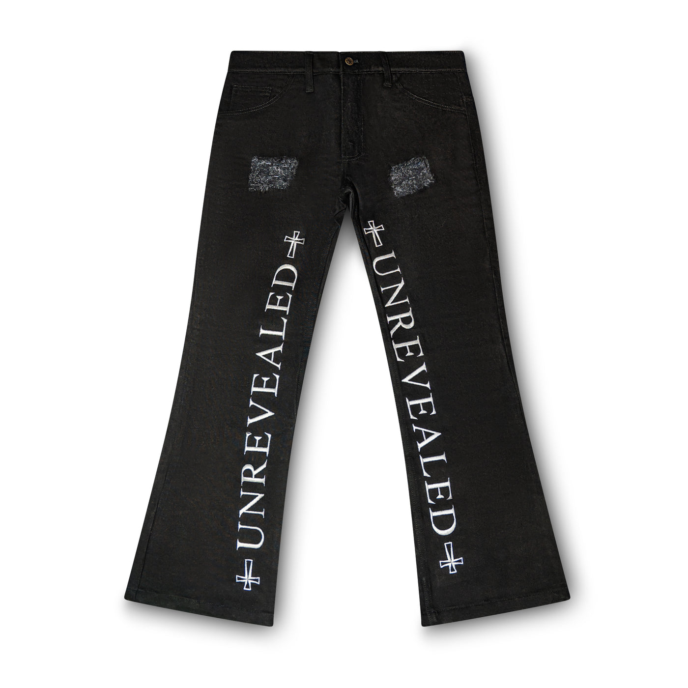 ***LIMITED EDITION  - UNREVEALED Embroidered Stacked Skinny Flare Jeans